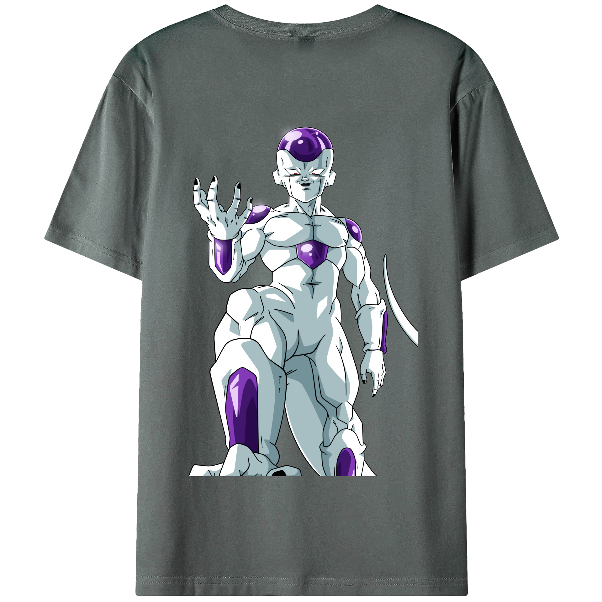 （画像用） ドラゴンボール フリーザ DRAGON BALL Frieza 綿100％半袖Tシャツ（背面プリント）